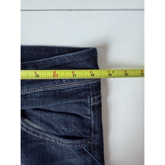 HUDSON Jeans Womens 34x33 Blue Beth Baby Boot Bootcut Tall Stretch Flap Pockets - Picture 9 of 11